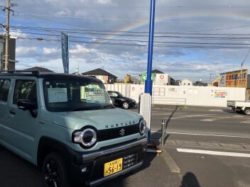 ★森町店に虹出現★